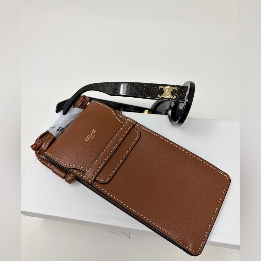 New Celine Triomphe Oval Sunglasses - Picture 6 of 12